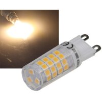 LED Stiftsockel G9, 4W, 330lm 3000k, 240°, 230V, warmweiß