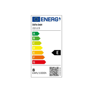 LED Stiftsockel G9, 8W, 880lm 330°, 230V, 3000K, warmweiß