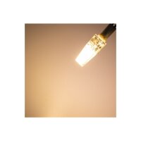 LED Stiftsockellampe G4 "Silikon W2" 3000k, 200lm, 300°, 12V/2W, warmweiß