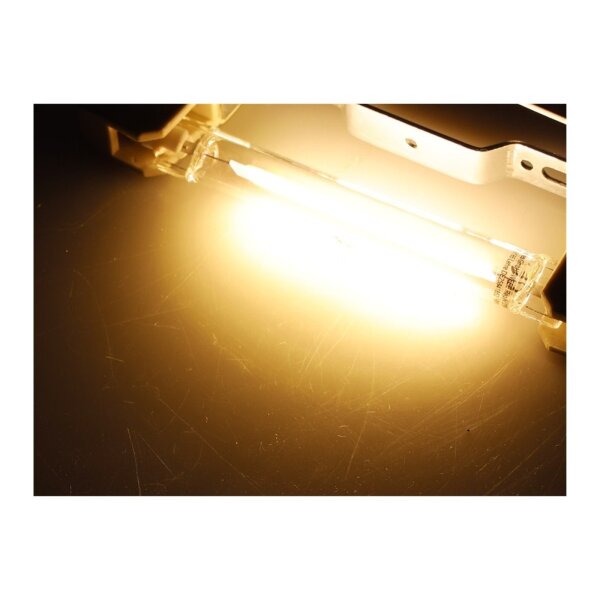 LED Strahler 8W R7s "RS118 COB8" 360°, 3000k, 920lm, 118mm, warmweiß