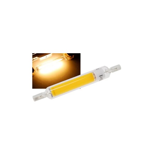 LED Strahler 8W R7s "RS118 COB8" 360°, 3000k, 920lm, 118mm, warmweiß