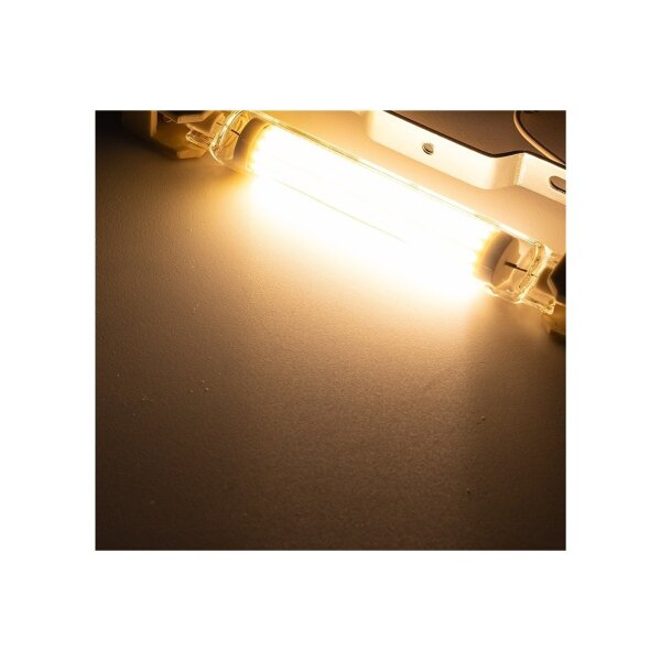 LED Strahler 8W R7s "RS118 COB8dim" 360°, 3000k, 887lm, 118mm, warmweiß