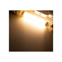 LED Strahler 8W R7s "RS118 COB8dim" 360°, 3000k, 887lm, 118mm, warmweiß