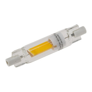 LED Strahler R7s "Glas RS78" 360°, 480lm, 78mm, 2900k / warmweiß