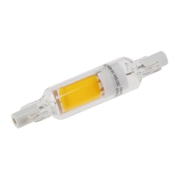 LED Strahler R7s "Glas RS78" 360°, 510lm, 78mm, 4000k / neutralweiß