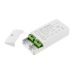 LED-Trafo "CT-12E-V2", 0,5-12W eckig Ein...