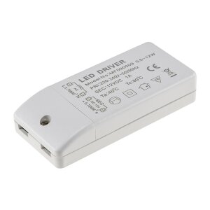 LED-Trafo "CT-12E-V2", 0,5-12W eckig Ein...
