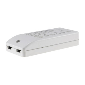 LED-Trafo "CT-12E-V2", 0,5-12W eckig Ein 220-240V, Aus 12V= Konstantspannung