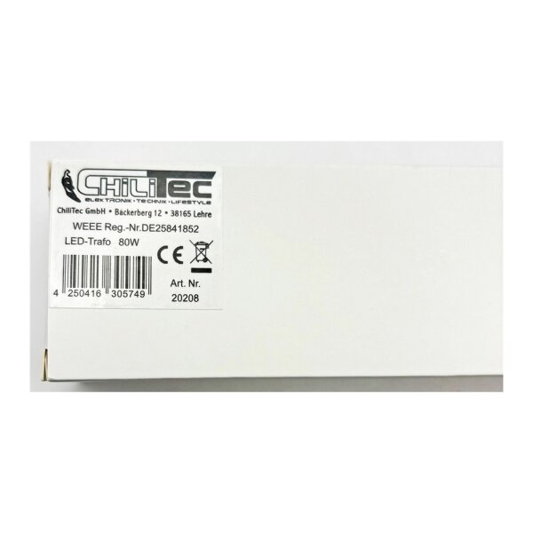 LED-Trafo "CTE-80-V2" 1-80W Ein 220-240V, Aus 12V= Konstantspannung