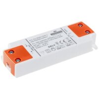 LED-Trafo "CT-SL20" SlimLine 0,5-20W Ein 180-264V, Aus 12V= Konstantspannung