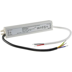 LED-Trafo IP67 wasserdicht, 1-20W Ein 220-240V, Aus 12V= Konstantspannung