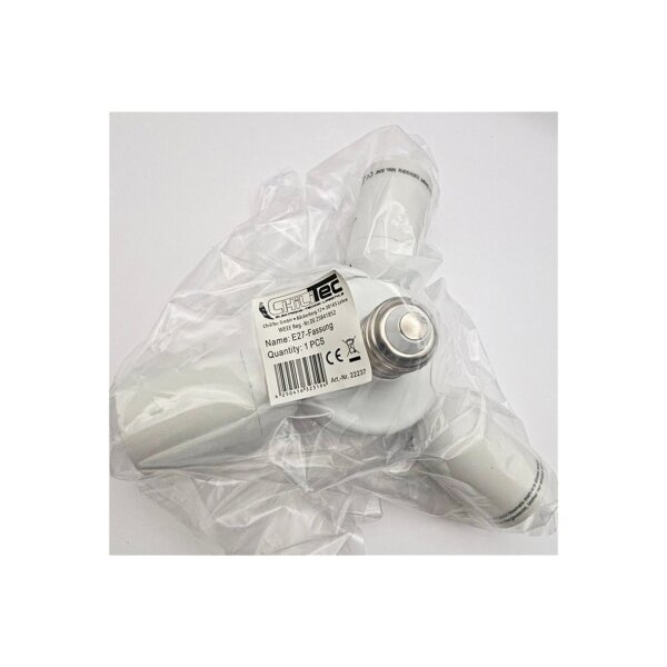 E27-Fassung "Triple", 3-fach Adapter auf 3x E27-Schraubfassungen