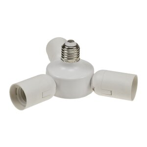 E27-Fassung "Triple", 3-fach Adapter auf 3x...