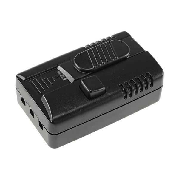 Fußdimmer mit Schalter für LED & Halogen – Phasenanschnitt, 3–300W, 2 Ausgänge