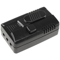 Fußdimmer mit Schalter für LED & Halogen – Phasenanschnitt, 3–300W, 2 Ausgänge