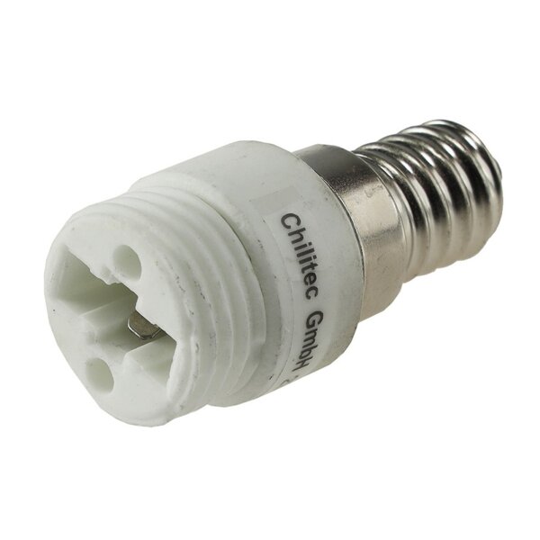 Lampensockel-Adapter, Keramik E14 auf G9