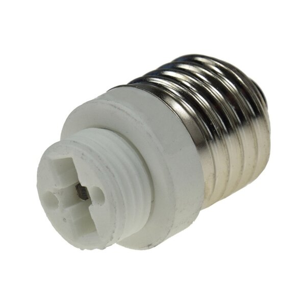 Lampensockel-Adapter, Keramik E27 auf G9