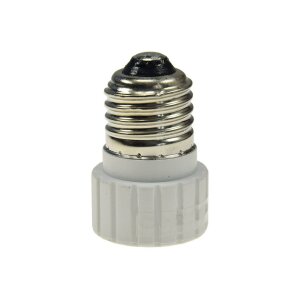 Lampensockel-Adapter, Keramik E27 auf GU10
