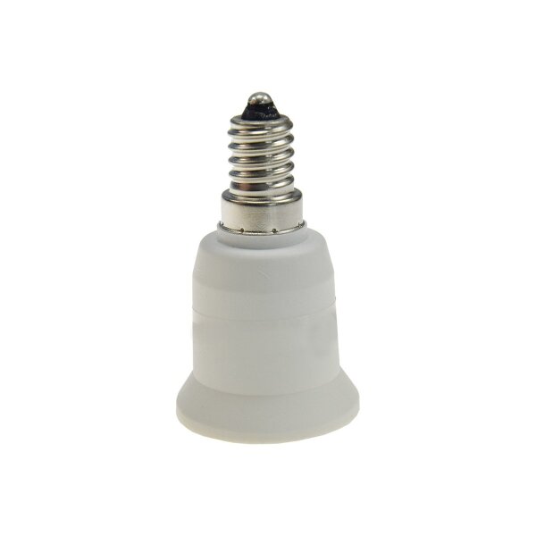 Lampensockel-Adapter, Kunststoff E14 auf E27