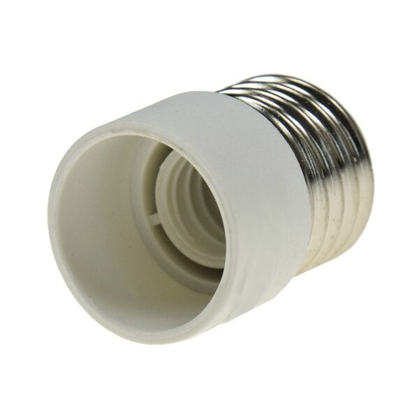 Lampensockel-Adapter, Kunststoff E27 auf E14