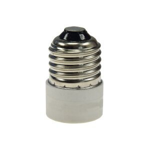 Lampensockel-Adapter, Kunststoff E27 auf E14
