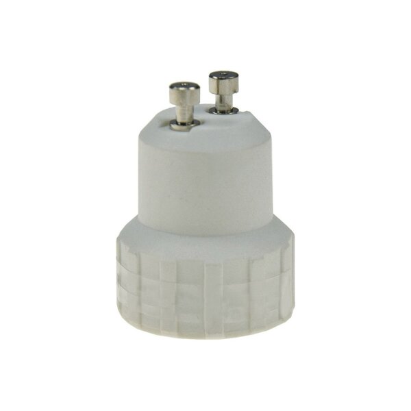 Lampensockel-Adapter, Kunststoff GU10 auf E14