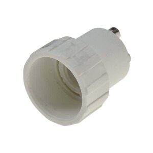 Lampensockel-Adapter, Kunststoff GU10 auf E14