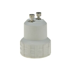 Lampensockel-Adapter, Kunststoff GU10 auf E14