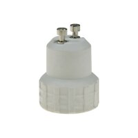 Lampensockel-Adapter, Kunststoff GU10 auf E14