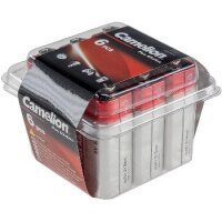 9V-Block-Batterie CAMELION AlkalinePlus Typ 6F22, 9V, 6er Haushaltsbox