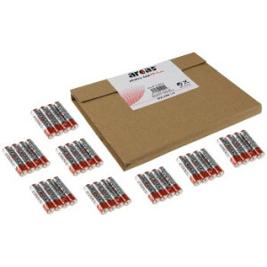 Micro-Batterien ARCAS Alkaline Typ AAA/LR03, 1,5V, 36er Flat-Pack
