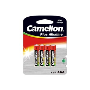 Camelion AlkalinePlus AAA/LR03 Batterien – 4er...