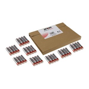 Mignon-Batterien ARCAS Alkaline Typ AA/LR3, 1,5V, 36er...