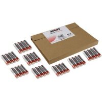 Mignon-Batterien ARCAS Alkaline Typ AA/LR3, 1,5V, 36er Flat-Pack