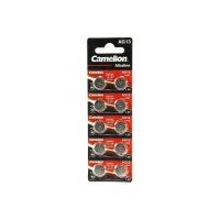 Alkaline Knopfzellen AG13 Typ LR44, 1,5V, 11,6x5,4mm, 10er-Blister