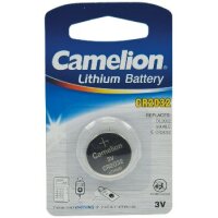 Lithium Knopfzelle CR2032 3V, 20x3,2mm, 1er-Blister