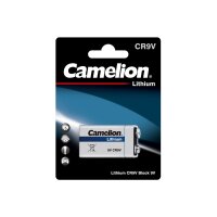 9V-Block-Batterie CAMELION Lithium 1200mAh, ideal für Rauchwarnmelder