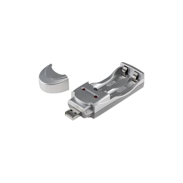 Akku-Ladegerät USB für 2x Micro AAA/Mignon AA