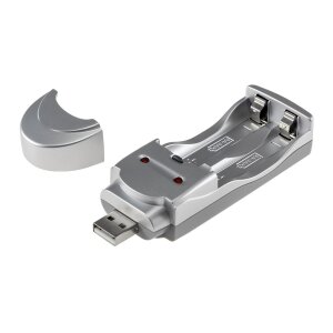 Akku-Ladegerät USB für 2x Micro AAA/Mignon AA