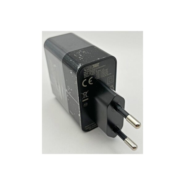 Stecker-Netzteil mit USB-C "CTN-PD65" In 100-240V~, Out 5,0V/9,0V/12,0V=, 65W