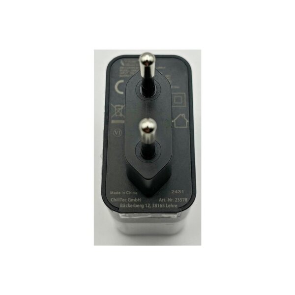 Stecker-Netzteil mit USB-C "CTN-PD65" In 100-240V~, Out 5,0V/9,0V/12,0V=, 65W