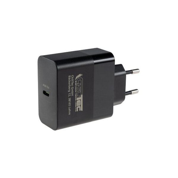 Stecker-Netzteil mit USB-C "CTN-PD65" In 100-240V~, Out 5,0V/9,0V/12,0V=, 65W