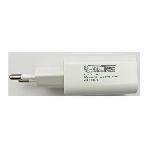 Stecker-Netzteil mit USB "CTN-0520 Duo" Aus 5V=, 2x1/1x2A, 10W