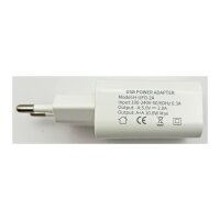 Stecker-Netzteil mit USB "CTN-0520 Duo" Aus 5V=, 2x1/1x2A, 10W