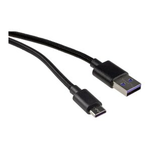 USB-Kabel USB-A auf USB-C 1,0m Stecker/Stecker, 5-12V,...