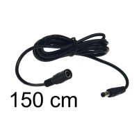 Verlängerungskabel für Netzteile 1,5m 5,5mm / 2,1mm, Stecker / Buchse