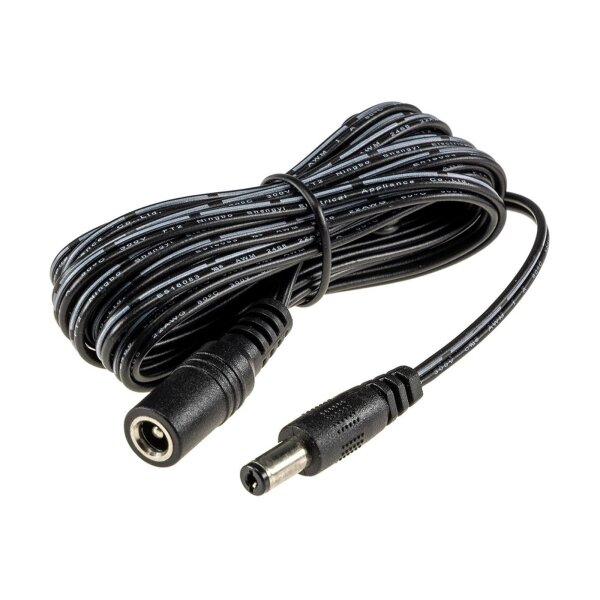Verlängerungskabel für Netzteile 3m 5,5mm / 2,1mm, Stecker / Buchse