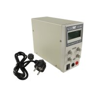 Regelbares Labornetzgerät "CTL-3003" beleuchtete LCD Anzeige, 0-30V, 0-3A
