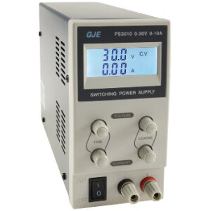 Regelbares Labornetzgerät "CTL-3010" beleuchtete LCD Anzeige, 0-30V, 0-10A