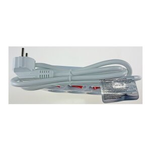 Steckdosenleiste mit Einzelschaltung 3-fach, weiß, 1,5m Kabel